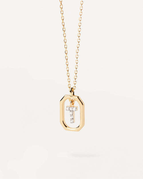 Wholesale MINI Alphabet Silver Necklaces